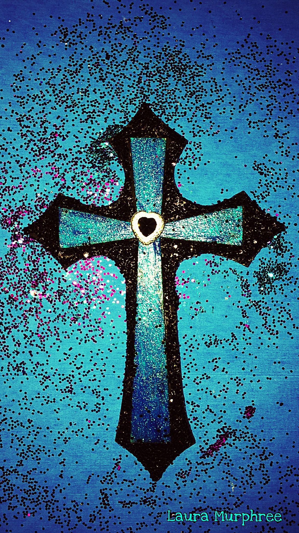 fonds d'écran chrétien pour mobile,traverser,objet religieux,bleu,symbole,turquoise