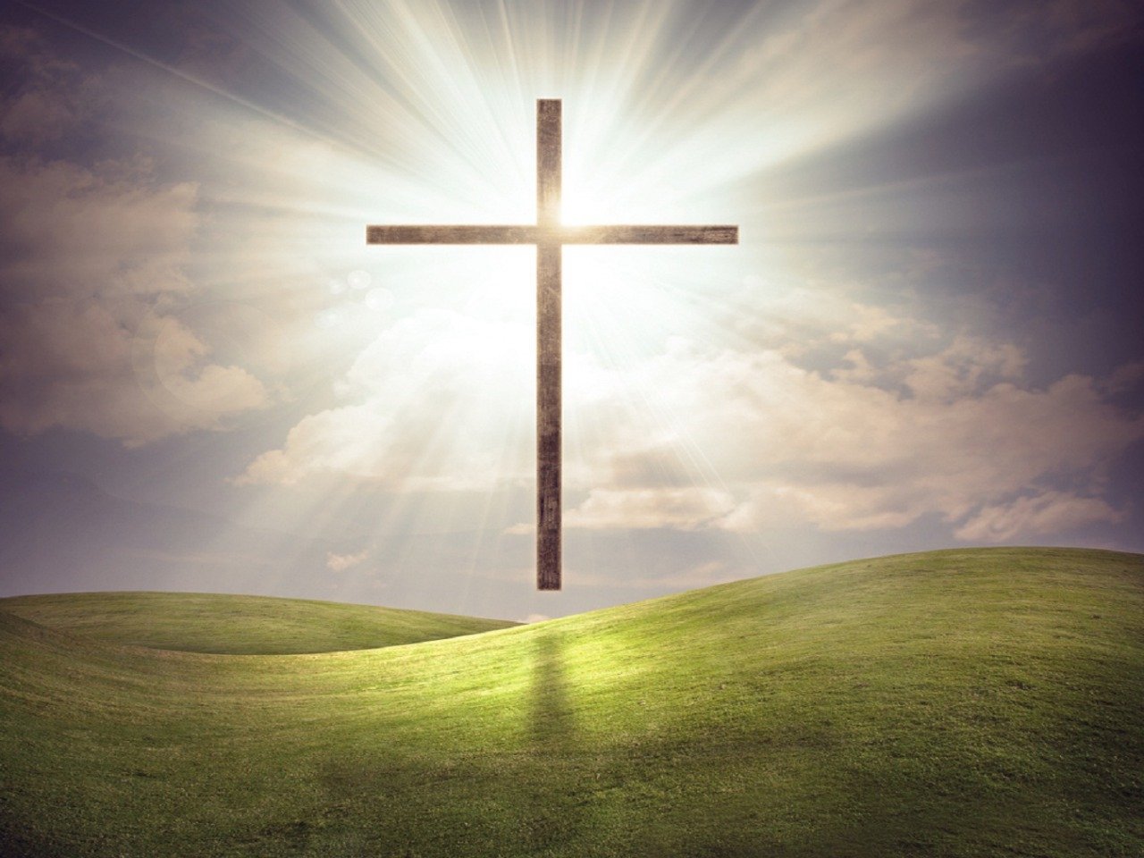 cruz cristiana fondo de pantalla,cielo,artículo religioso,cruzar,ligero,nube