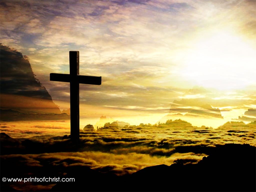 christian cross wallpaper,sky,cross,religious item,sunset,morning