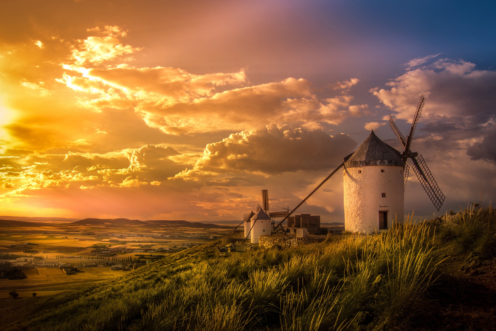 papier peint moulin à vent,moulin à vent,ciel,la nature,paysage naturel,nuage