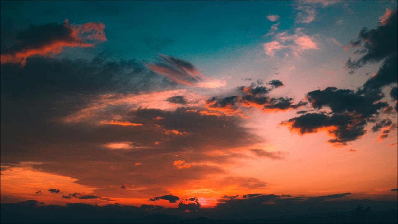 sfondi,cielo,ultimi bagliori,nube,orizzonte,tramonto