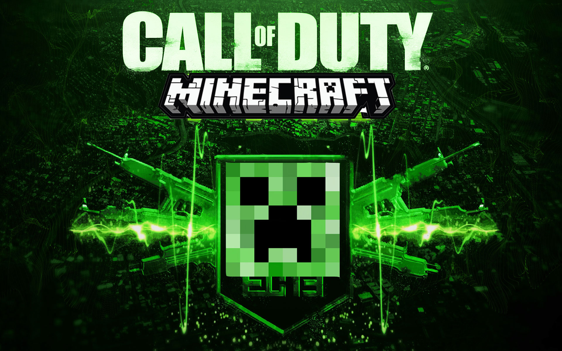 minecraft pe wallpaper,green,font,video game software,logo,graphic design