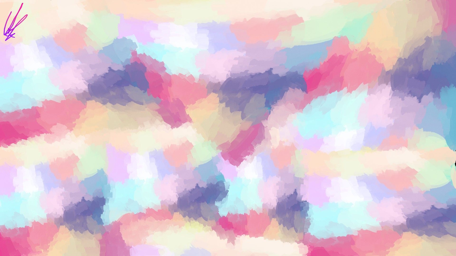 파스텔 배경 벽지,하늘,수채화 물감,분홍,무늬,디자인