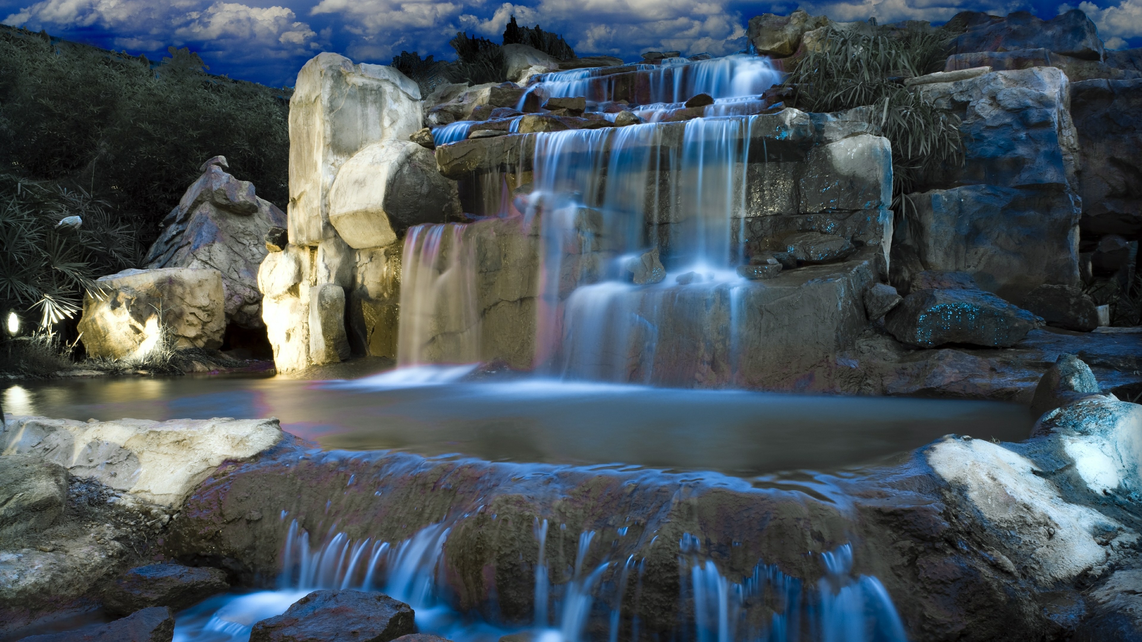ファンタジーライブ壁紙,水域,自然の風景,自然,水資源,滝