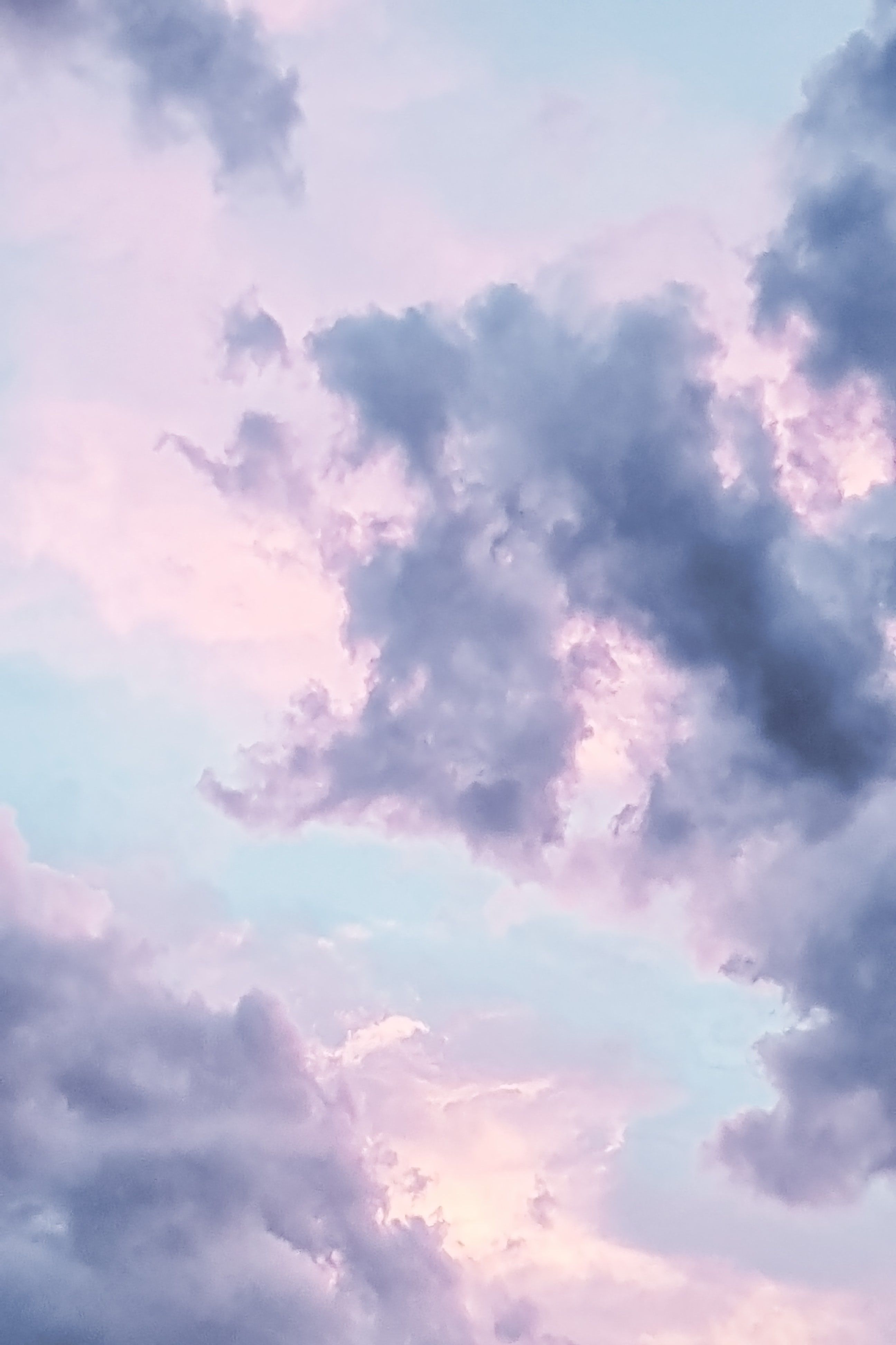 pastel sky wallpaper,sky,cloud,daytime,atmosphere,blue