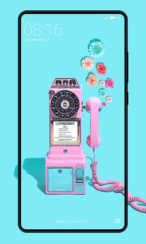 fond d'écran couleur pastel hd,téléphone public,téléphonie,téléphone,produit,rose