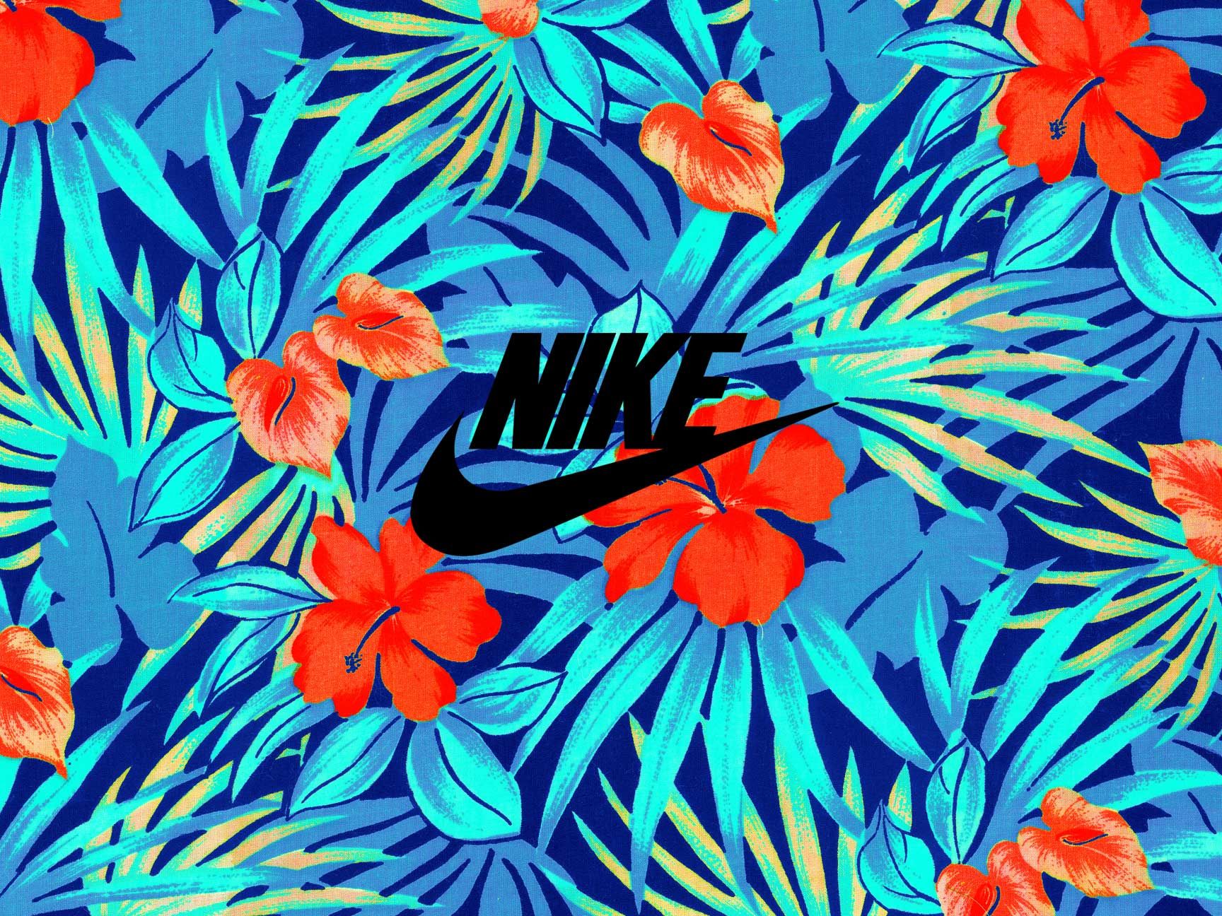 fond d'écran floral nike,turquoise,aqua,modèle,textile,bleu électrique