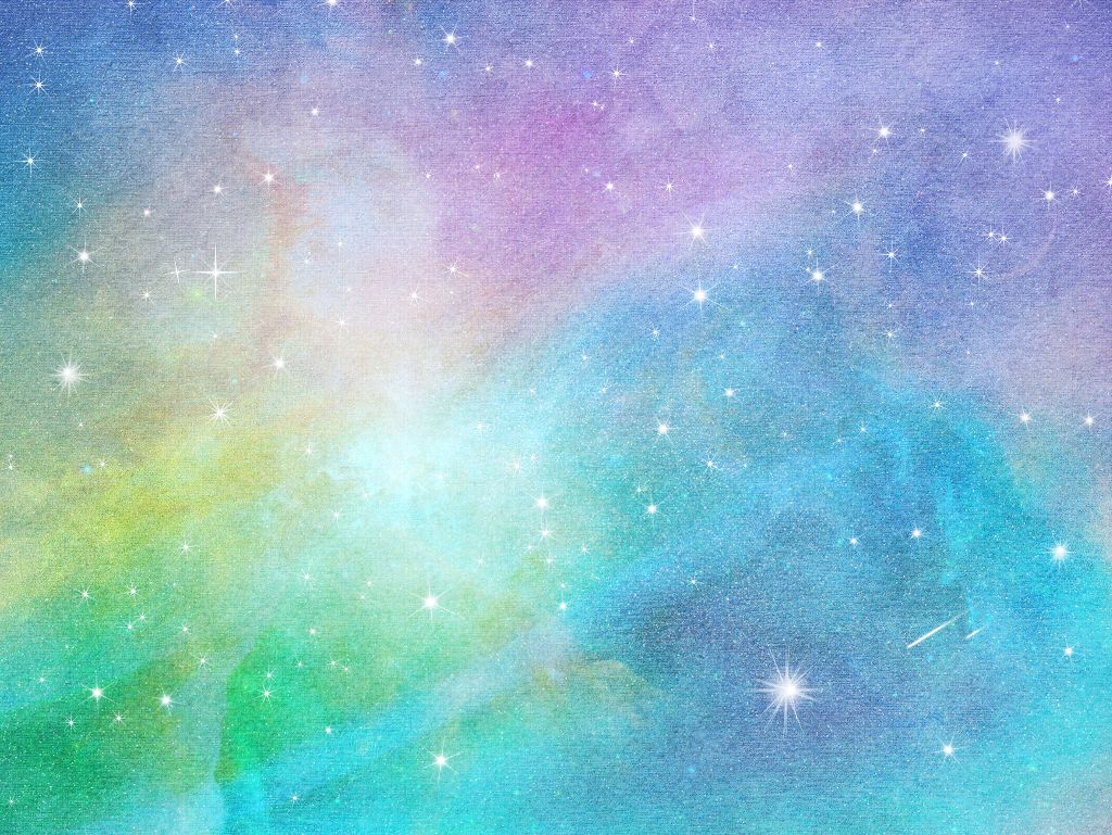 galassia pastello,cielo,blu,nebulosa,verde,atmosfera