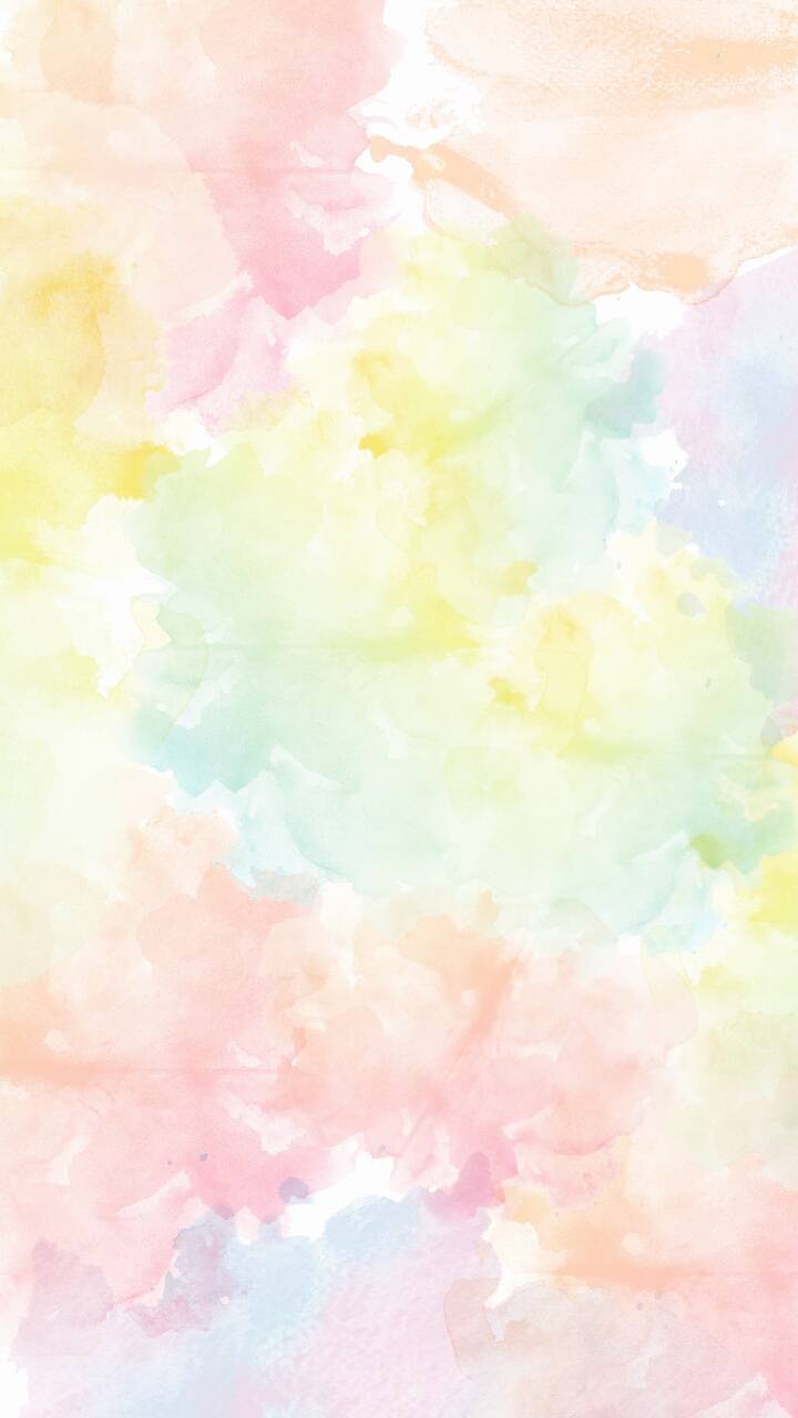 papel pintado en colores pastel de la acuarela,cielo,rosado,amarillo,modelo,nube