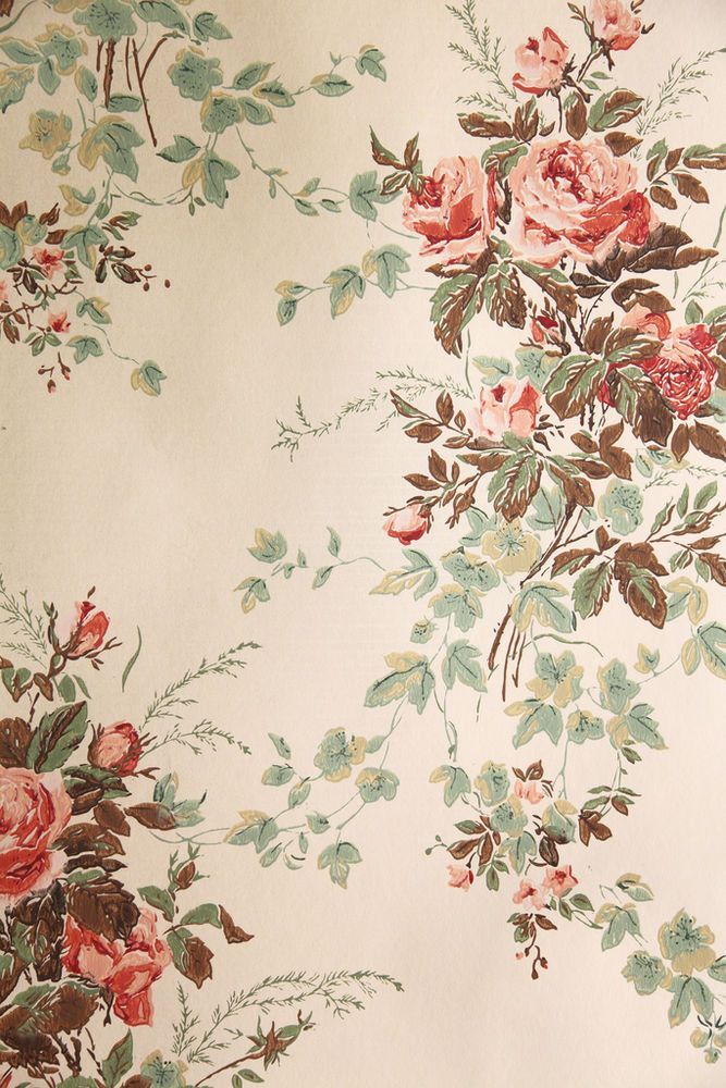 papel tapiz floral antiguo,planta,flor,diseño floral,modelo,textil
