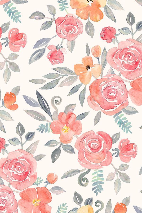 peach floral wallpaper,pink,pattern,floral design,peach,flower