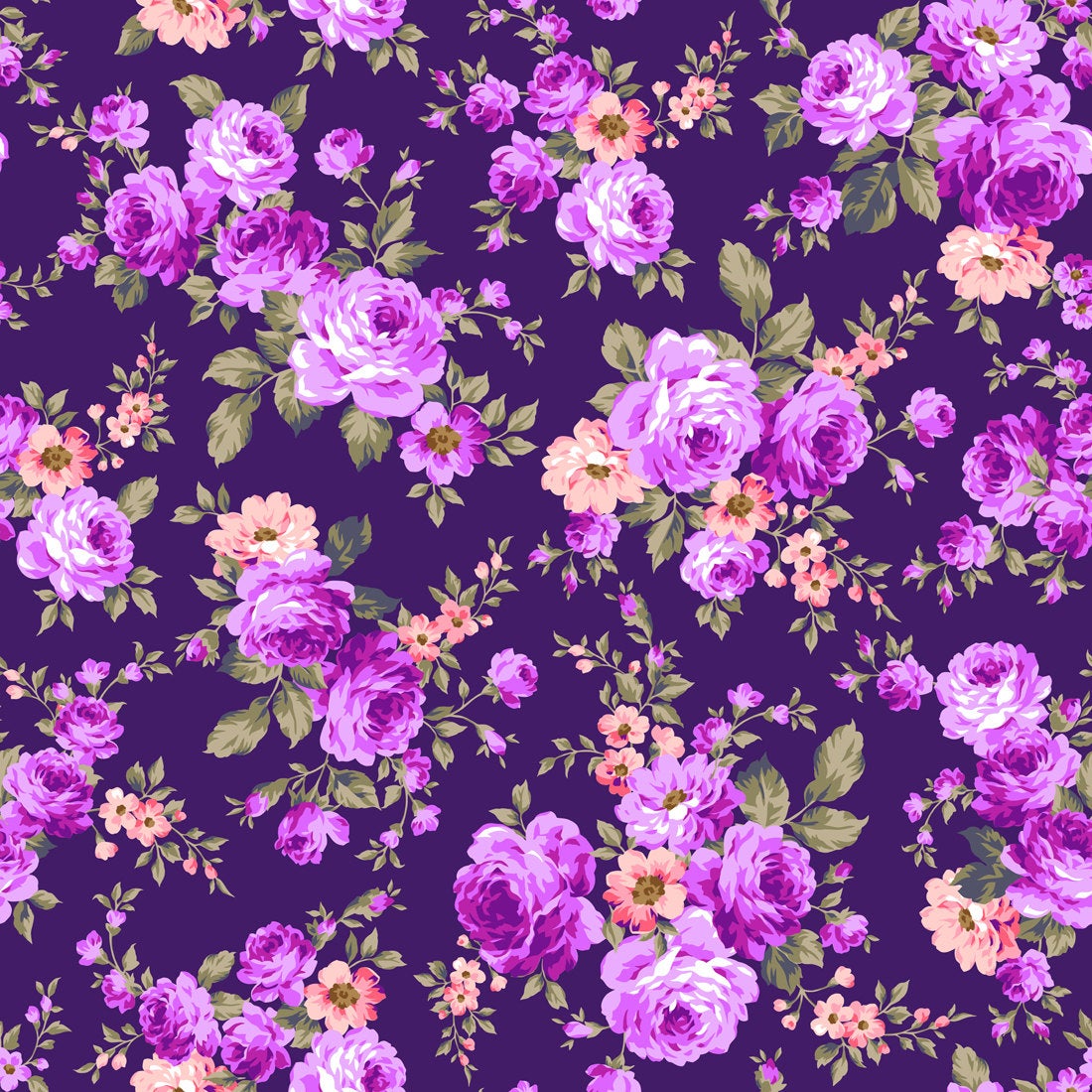 보라색 꽃 무늬 벽지,꽃,제비꽃,보라색,식물,꽃 피는 식물
