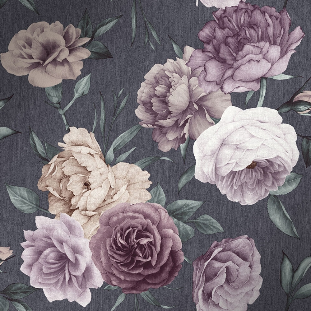 papier peint floral violet,rosa centifolia,fleur,rose,roses de jardin,violet