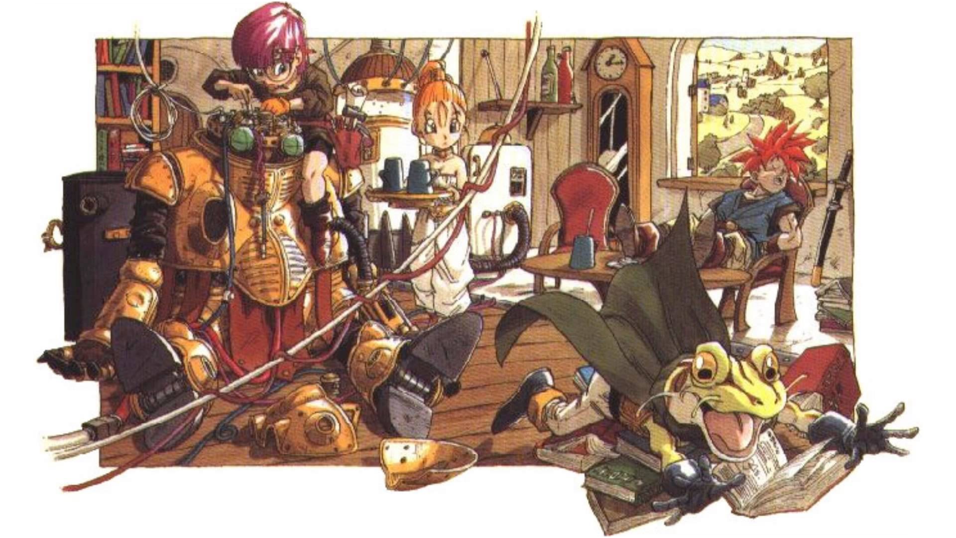 chrono trigger wallpaper,erfundener charakter,kunst,illustration,spiele