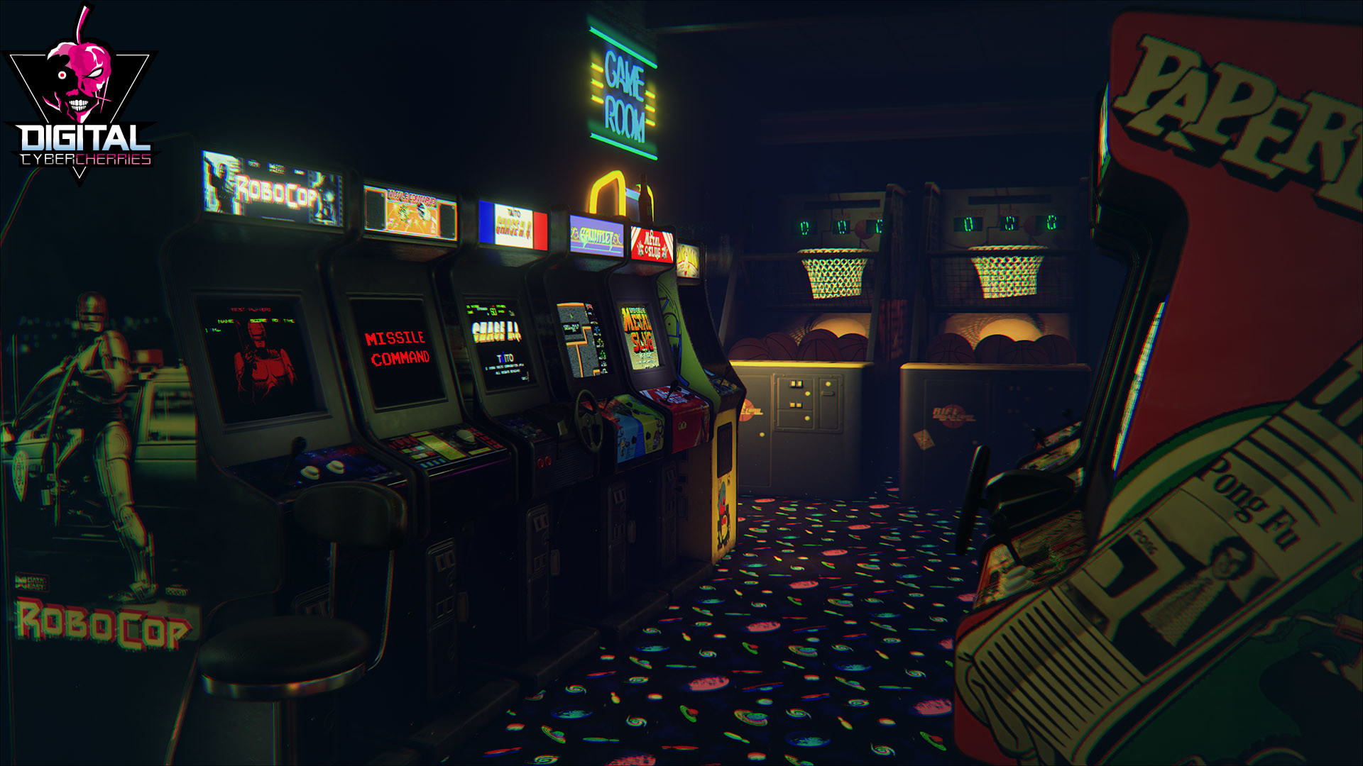 arcade game wallpaper,games,arcade game,machine,room,technology