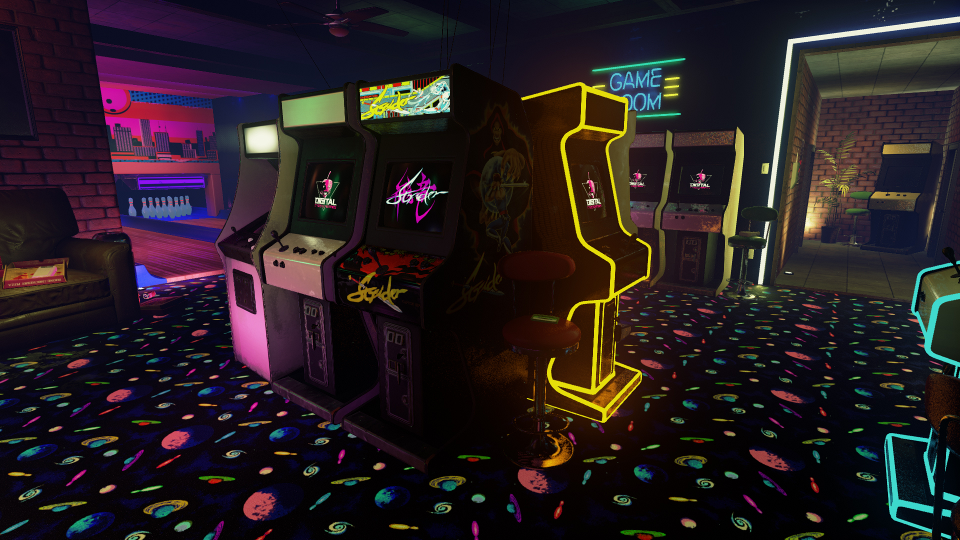 arcade game wallpaper,games,video game arcade cabinet,technology,visual effect lighting,arcade game