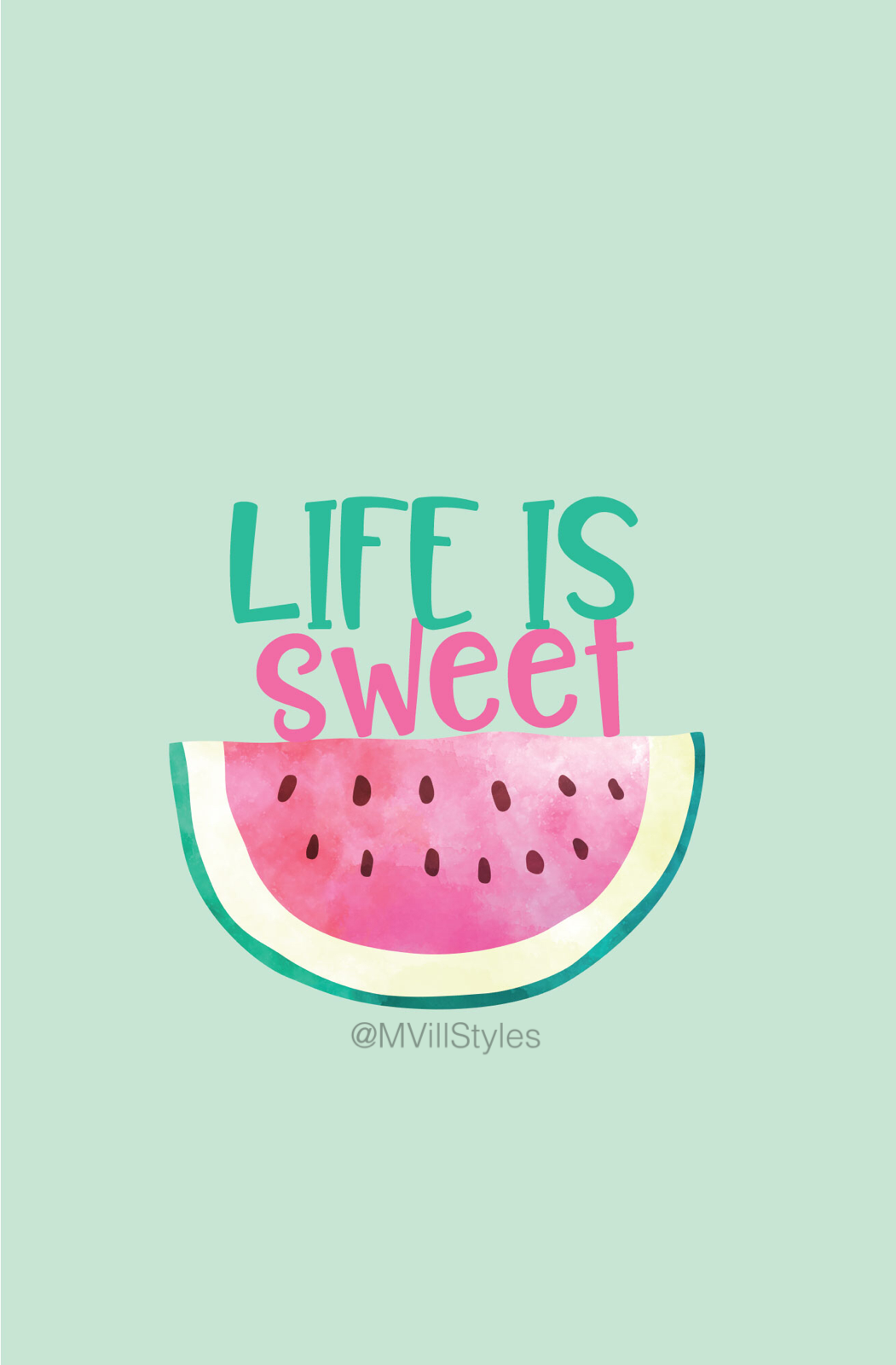 sweet wallpaper with quotes,melon,watermelon,cucumber, gourd, and melon family