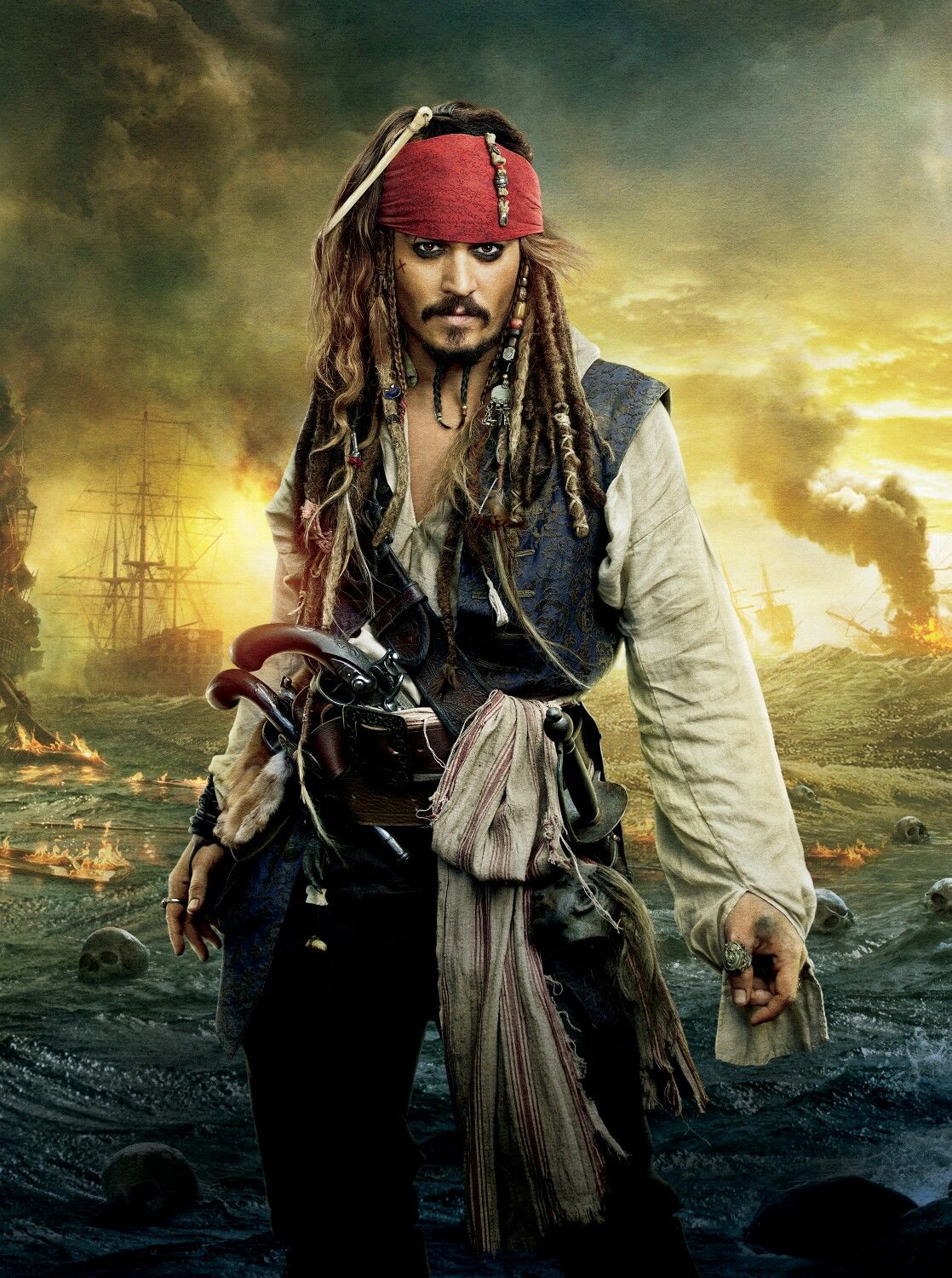 Jack Sparrow Hd Wallpaper Human Portrait Black And White Dreadlocks Photography Wallpaperuse