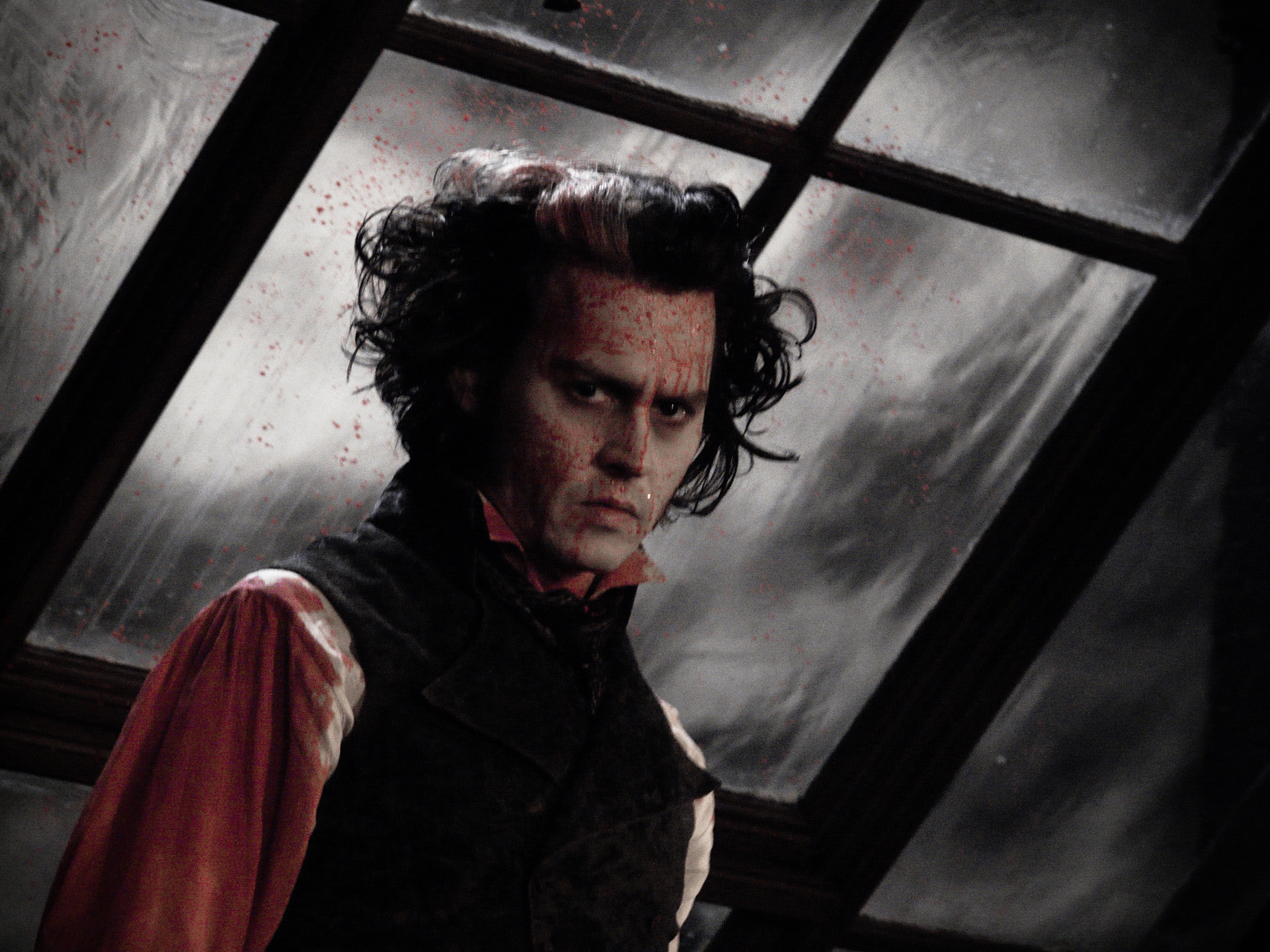 sweeney todd wallpaper,human,movie,photography,darkness,black and white