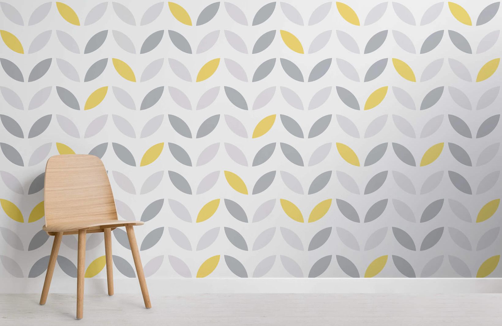 Dusky Pink Striped Wallpaper Mural WallpaperUse