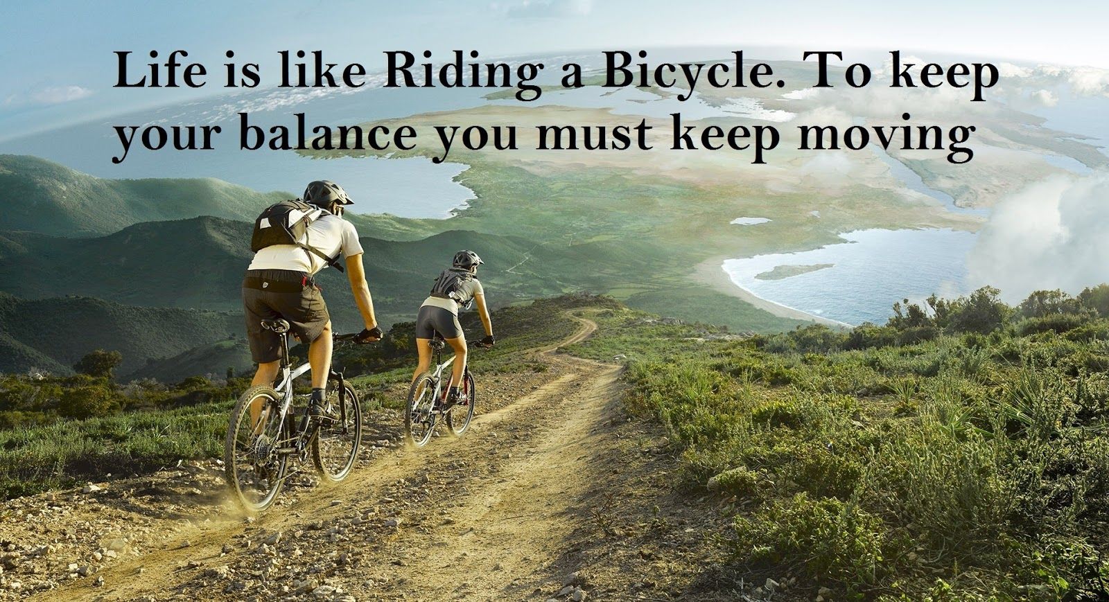 fb wallpaper quotes,cycling,cycle sport,friendship,natural landscape,bicycle