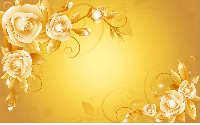 papel tapiz de flores de oro,amarillo,texto,oro,diseño floral,flor