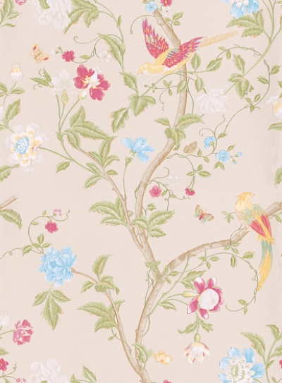 laura ashley summer palace wallpaper,sfondo,rosa,modello,pianta,carta per incartare