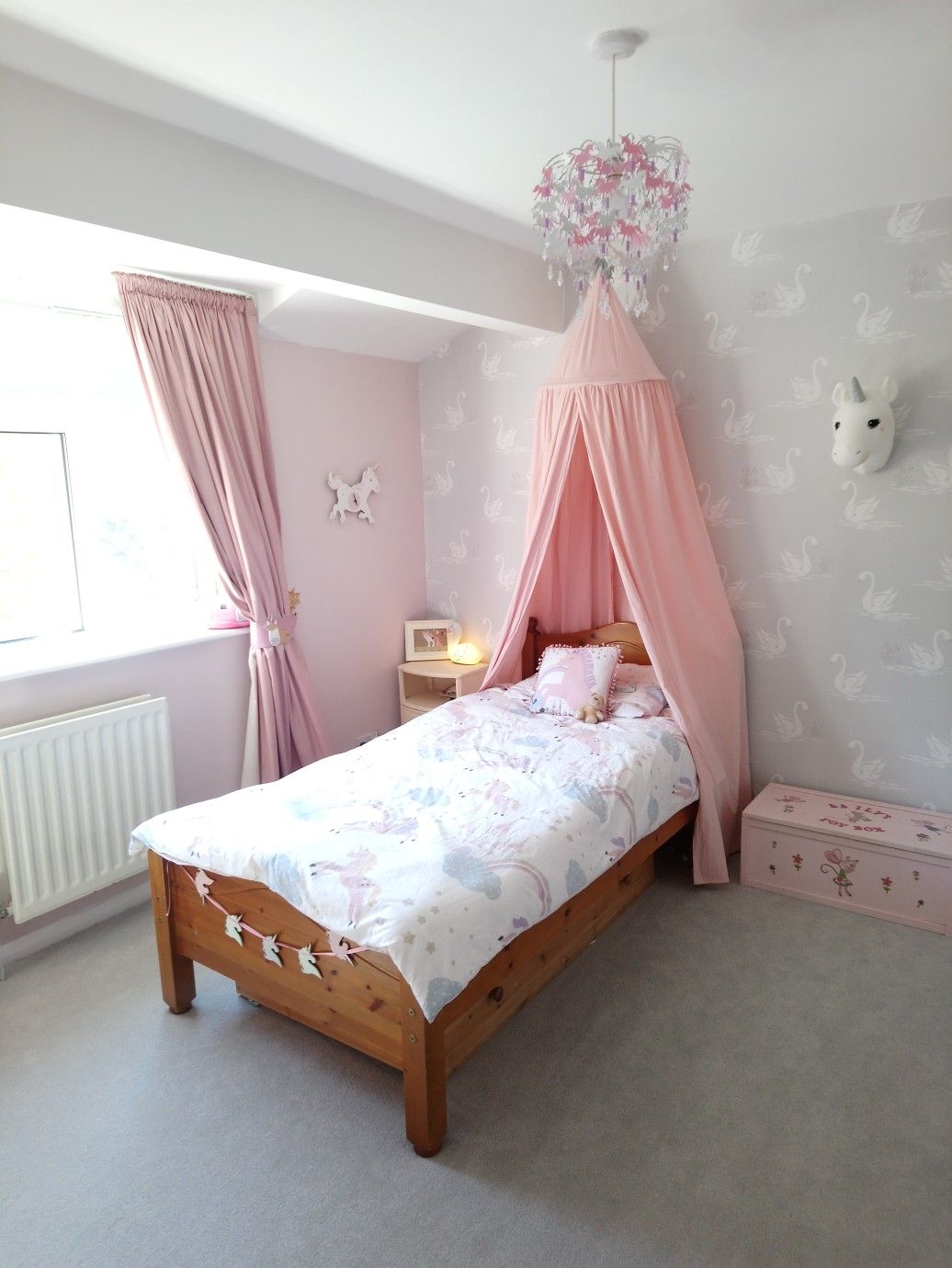 laura ashley swan wallpaper,bedroom,bed,furniture,room,bed frame