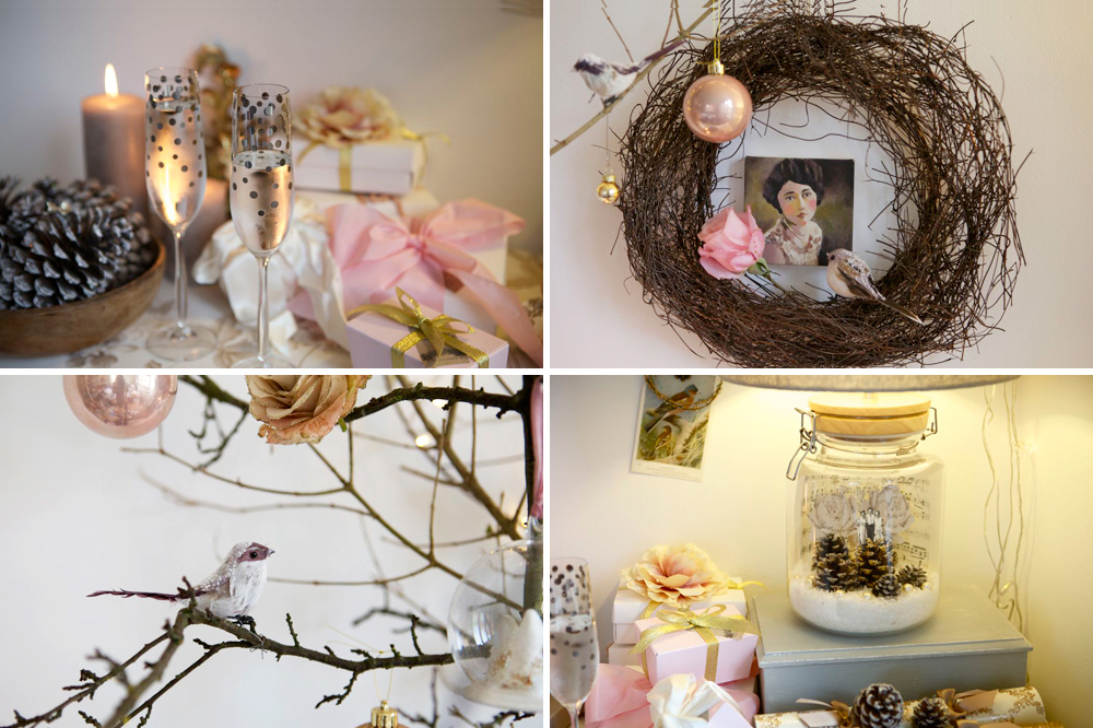 laura ashley swan wallpaper,pink,branch,room,twig,plant
