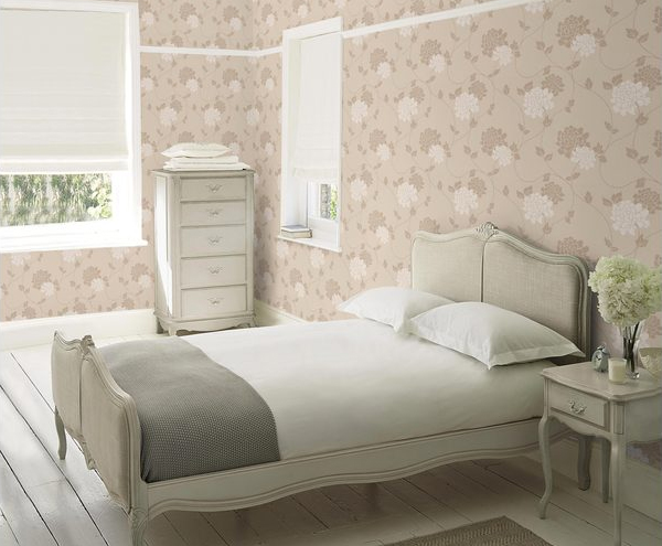 laura ashley isodore wallpaper,furniture,bedroom,bed,room,bed frame