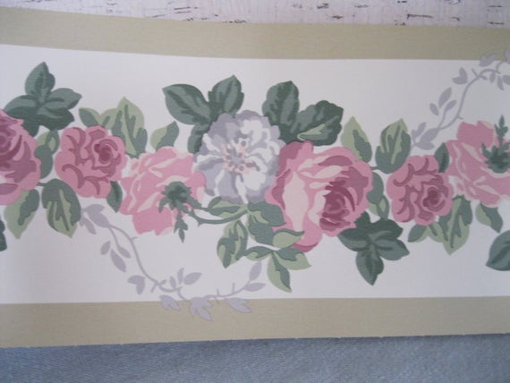 laura ashley tapetenränder,rosa,blume,pflanze,wand,gartenrosen