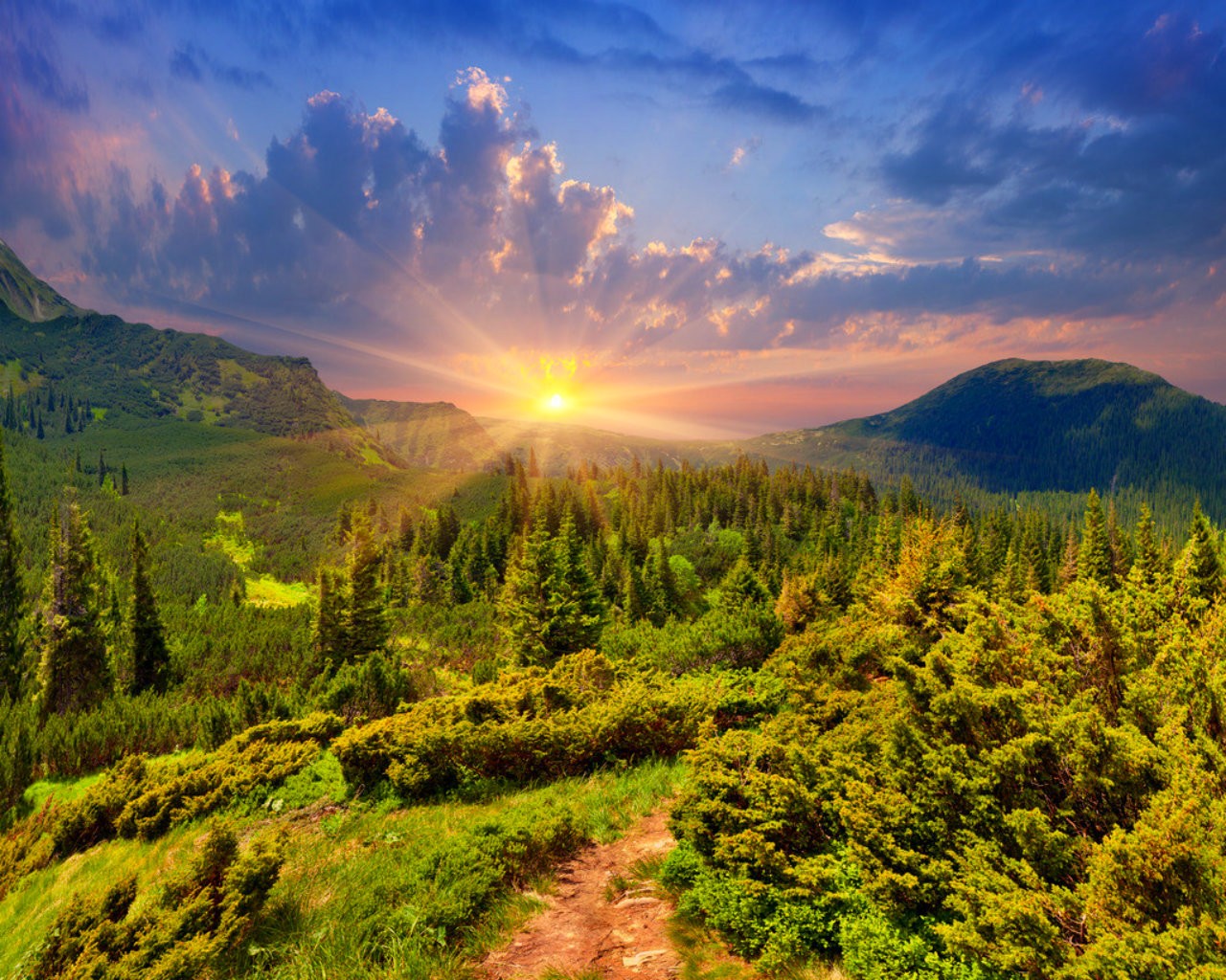 fondo de pantalla 1024,paisaje natural,naturaleza,cielo,montaña,colina