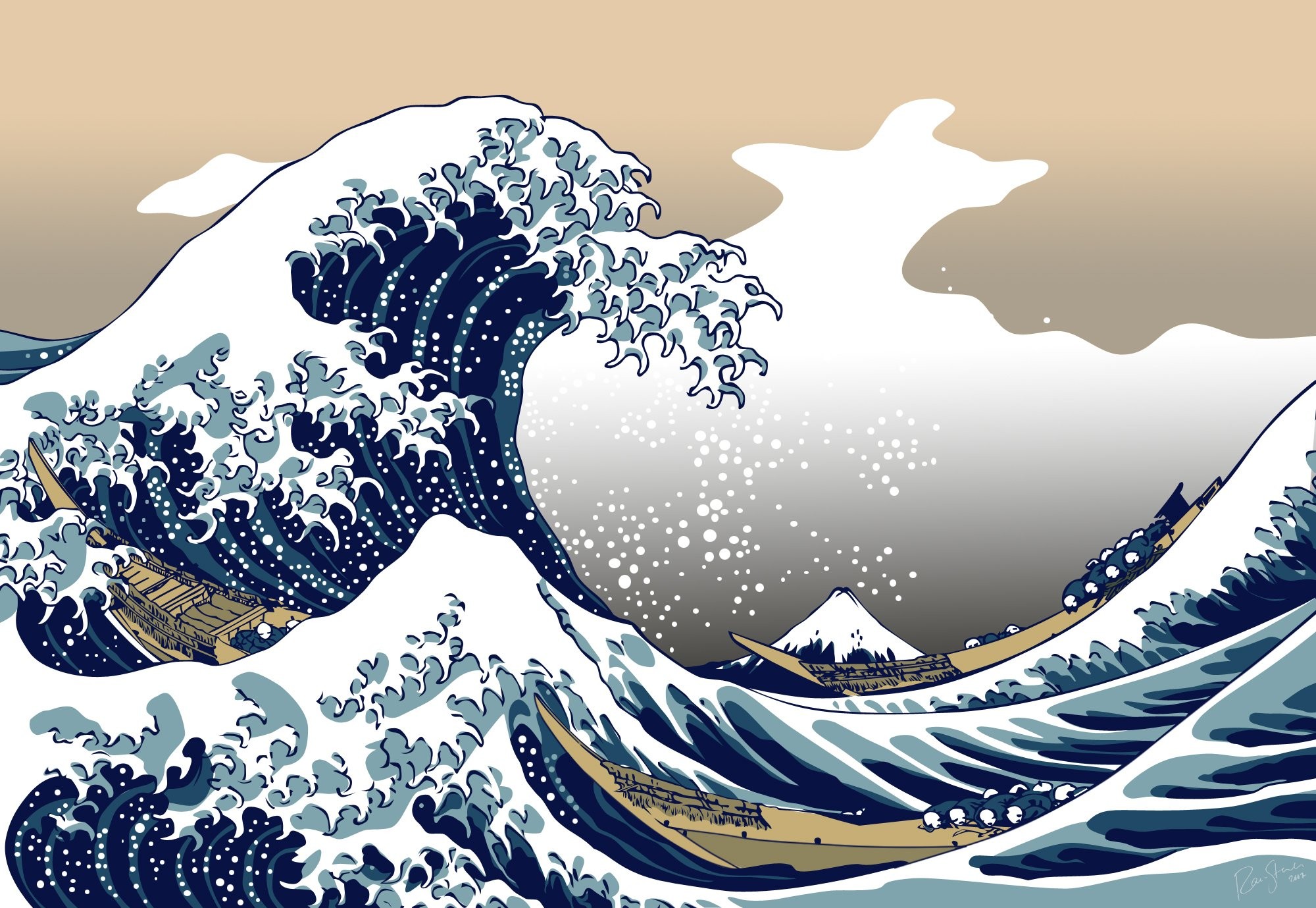 ola wallpaper,water,illustration,wind wave,wave,graphic design