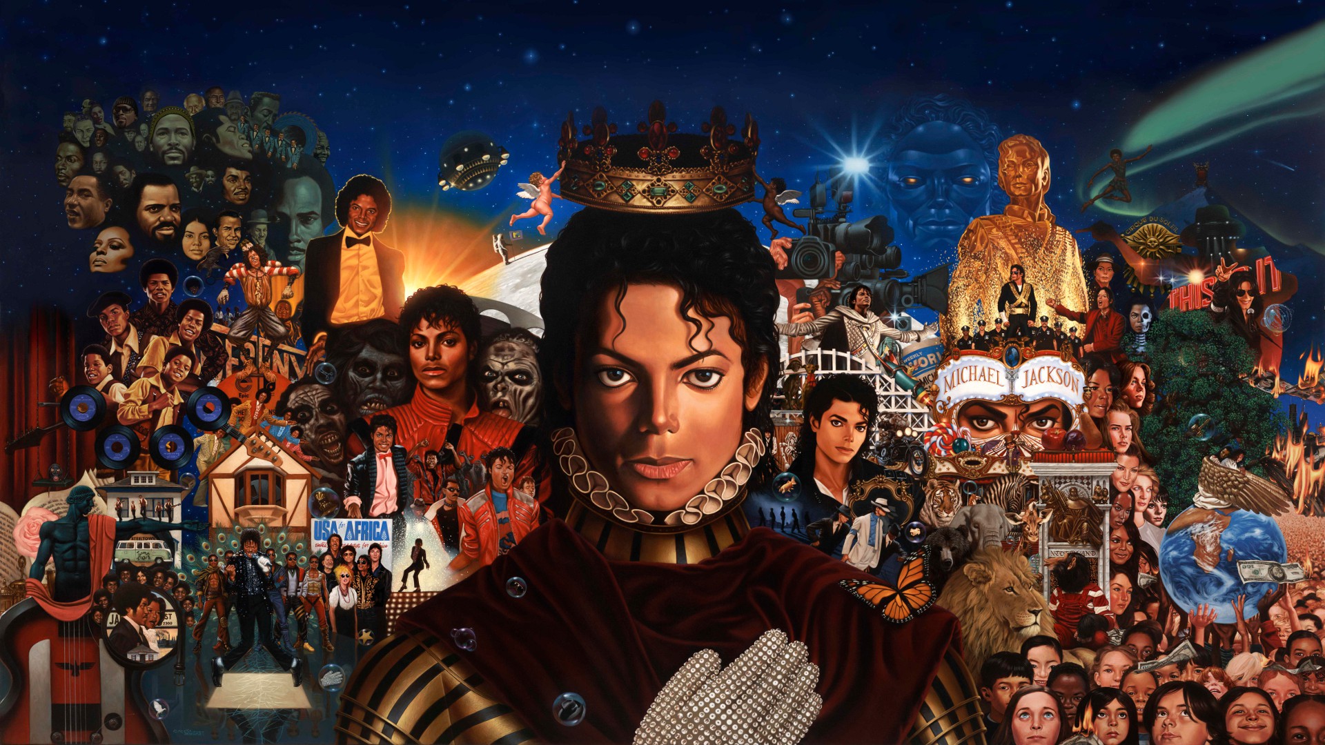 michael jackson wallpaper herunterladen,kunst,fotografie,welt,fotomontage,illustration