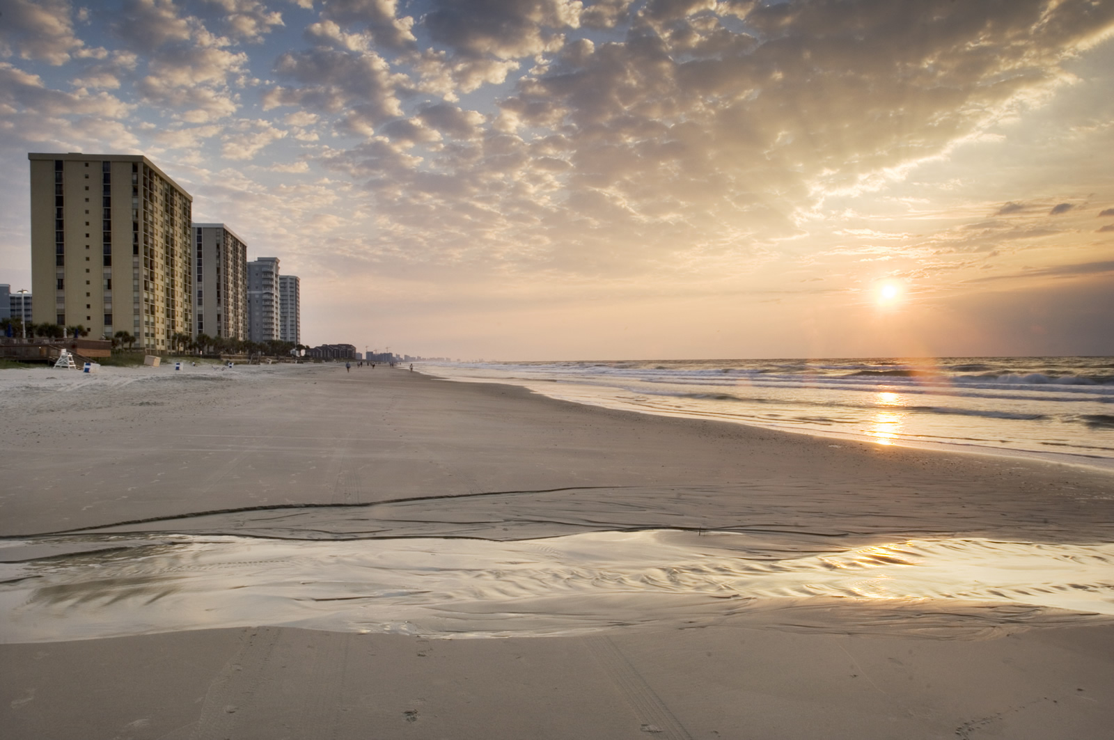 myrtle beach fondo de pantalla,cielo,mar,playa,apuntalar,costa