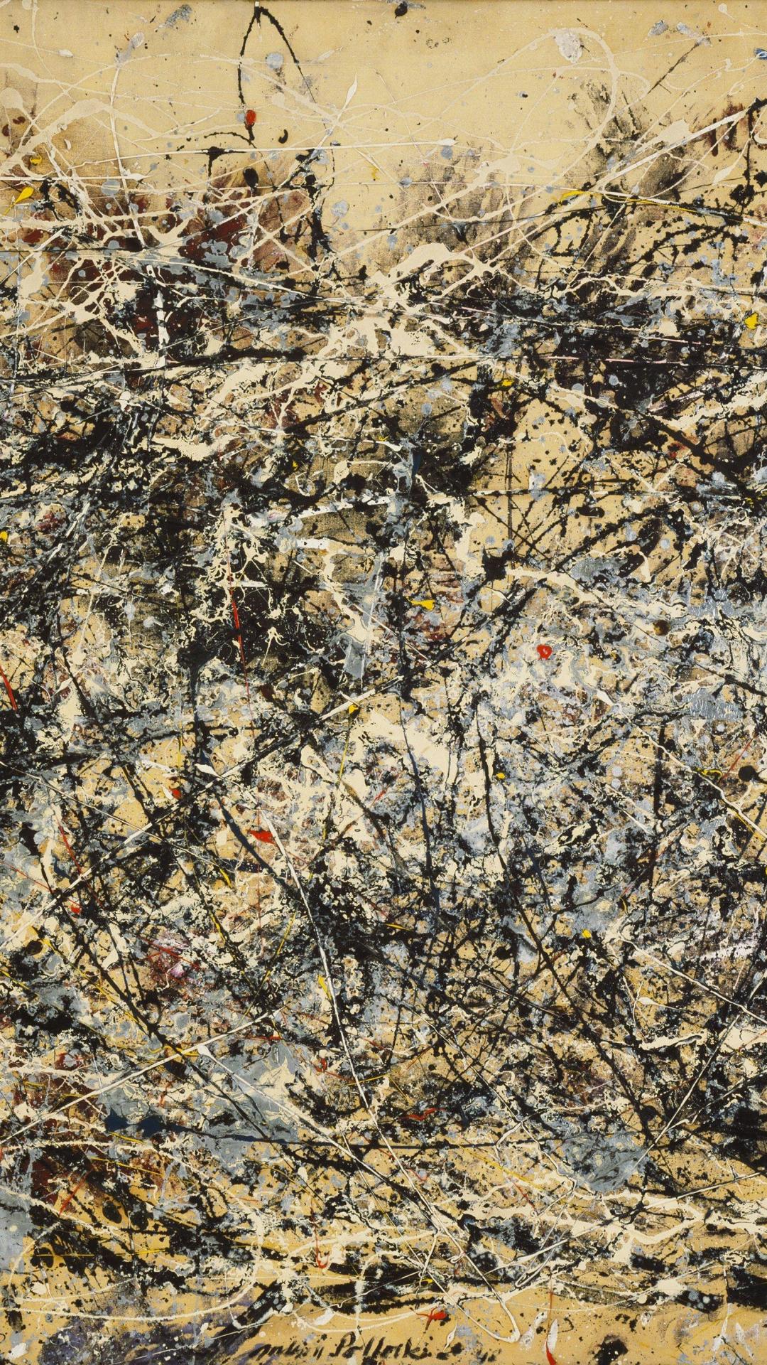 Jackson Pollock - Untlited Stock Photo - Alamy