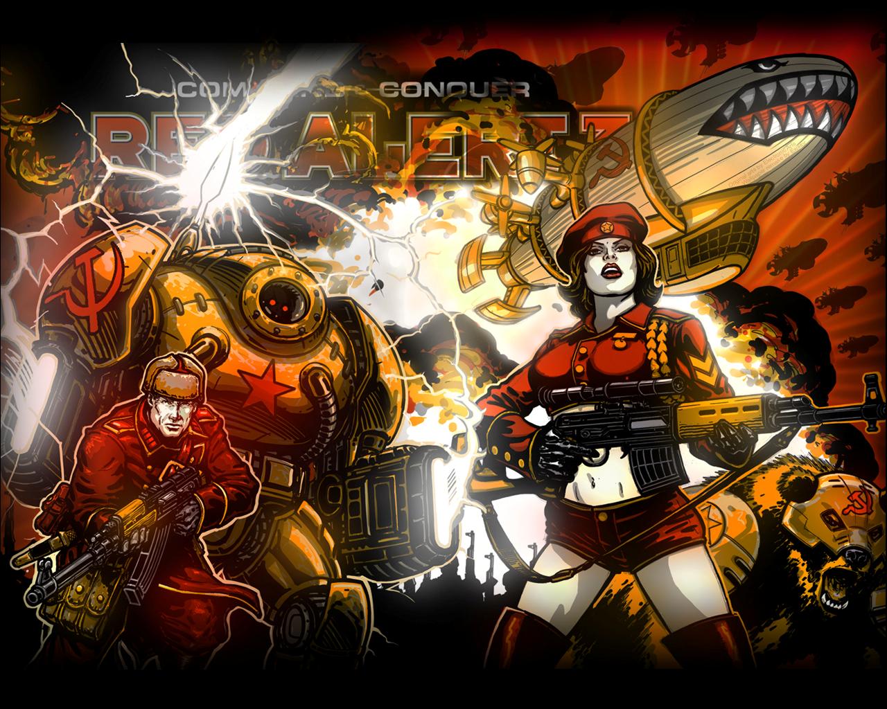 red alert 3 wallpaper,animated cartoon,cartoon,fictional character,hero,illustration