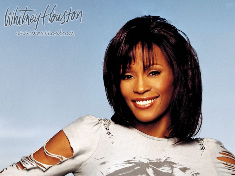 whitney houston wallpaper,hair,facial expression,hairstyle,smile,black hair