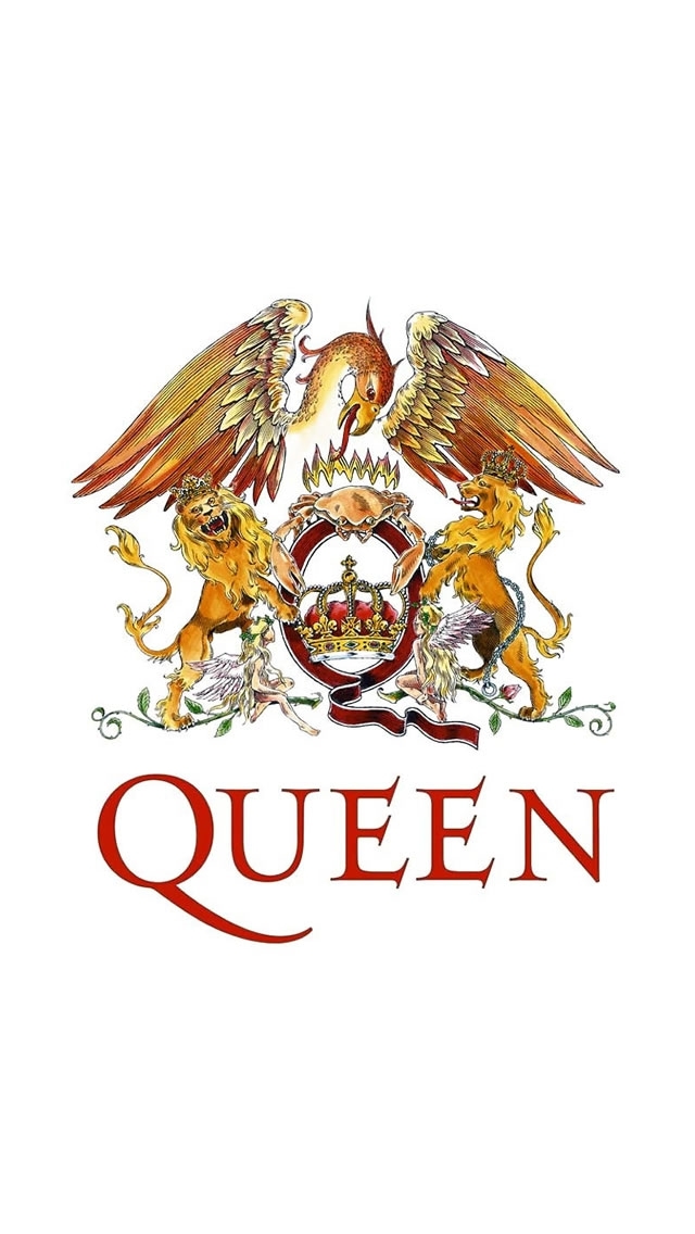 queen iphone wallpaper,crest,logo,illustration,poster,symbol