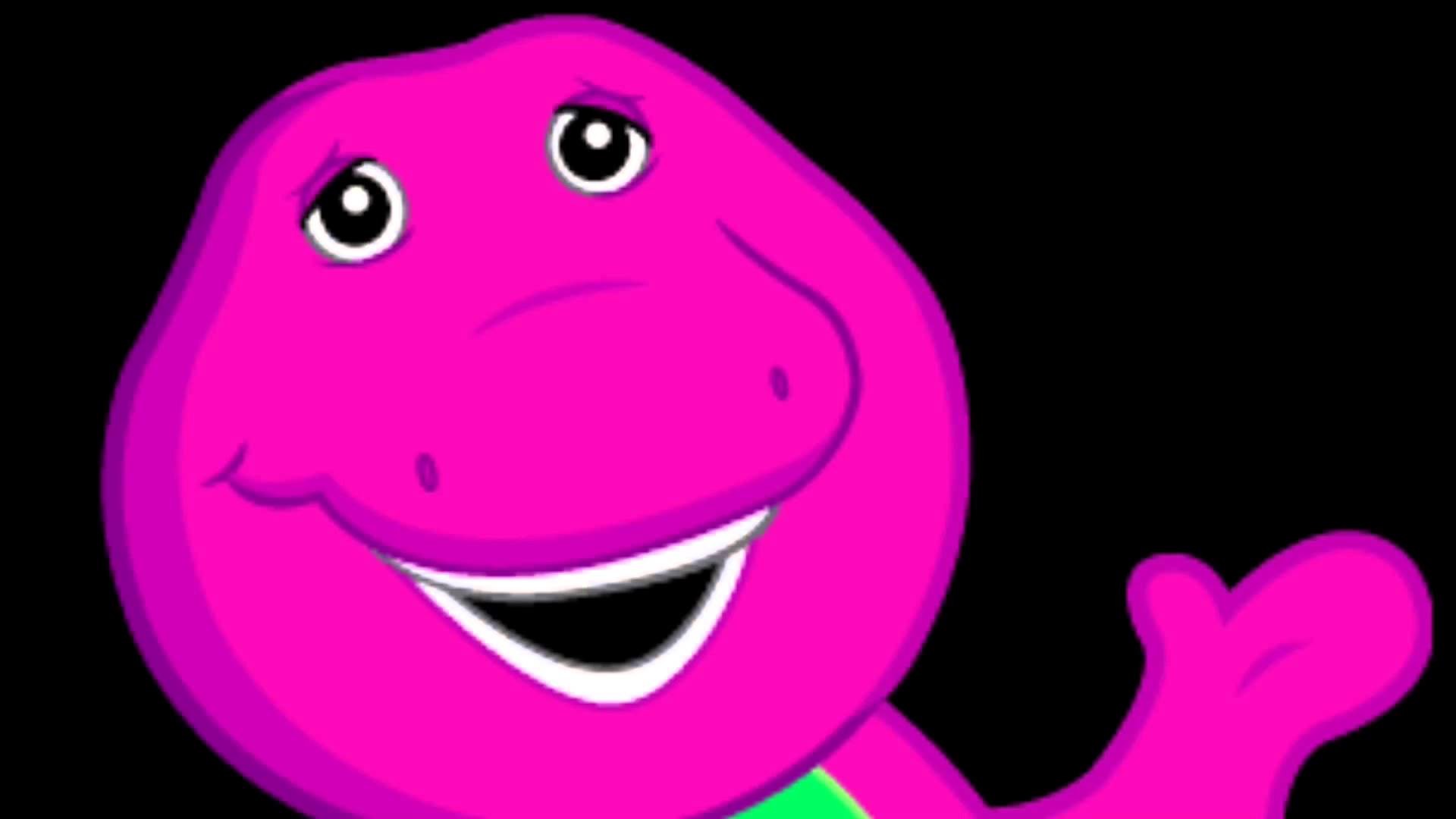 barney wallpaper,pink,cartoon,facial expression,purple,violet