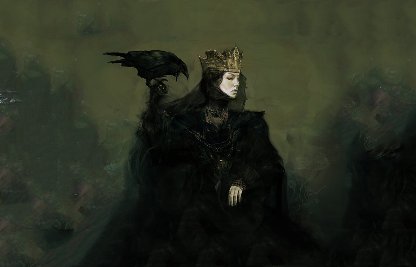 evil queen wallpaper,darkness,fictional character,art,illustration,screenshot