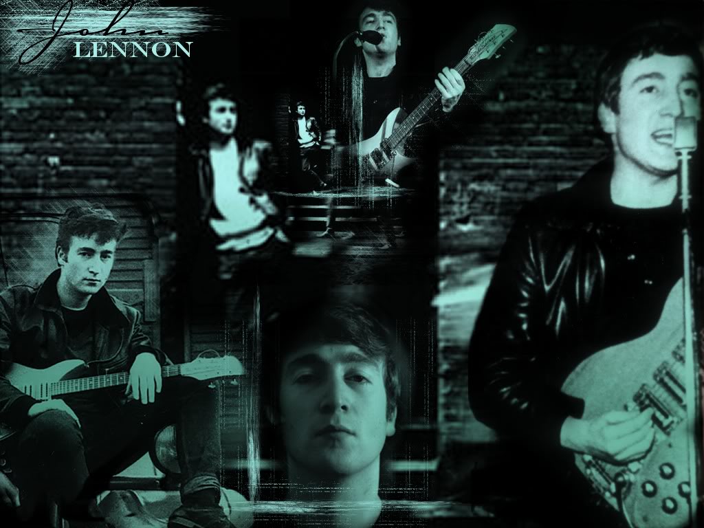 fondo de pantalla de john lennon,música,músico,guitarrista,en blanco y negro,instrumento musical