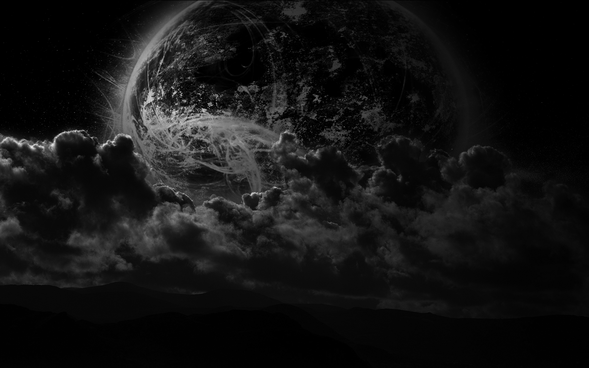 the darkness wallpaper,sky,nature,moon,atmosphere,astronomical object