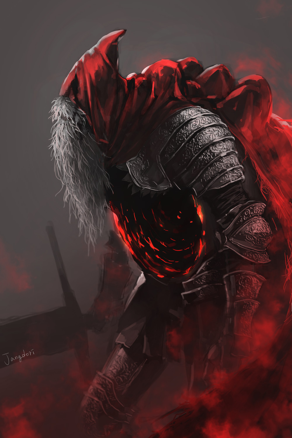 gael wallpaper,demon,cg artwork,fictional character,illustration,darkness