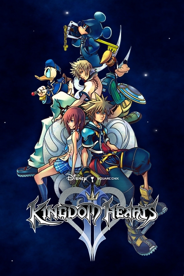 kingdom hearts iphone wallpaper,cartoon,anime,illustration,animation,font