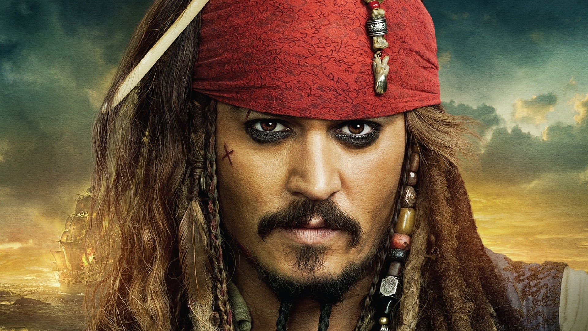 jack sparrow hd wallpaper,capelli,baffi,barba,freddo,acconciatura