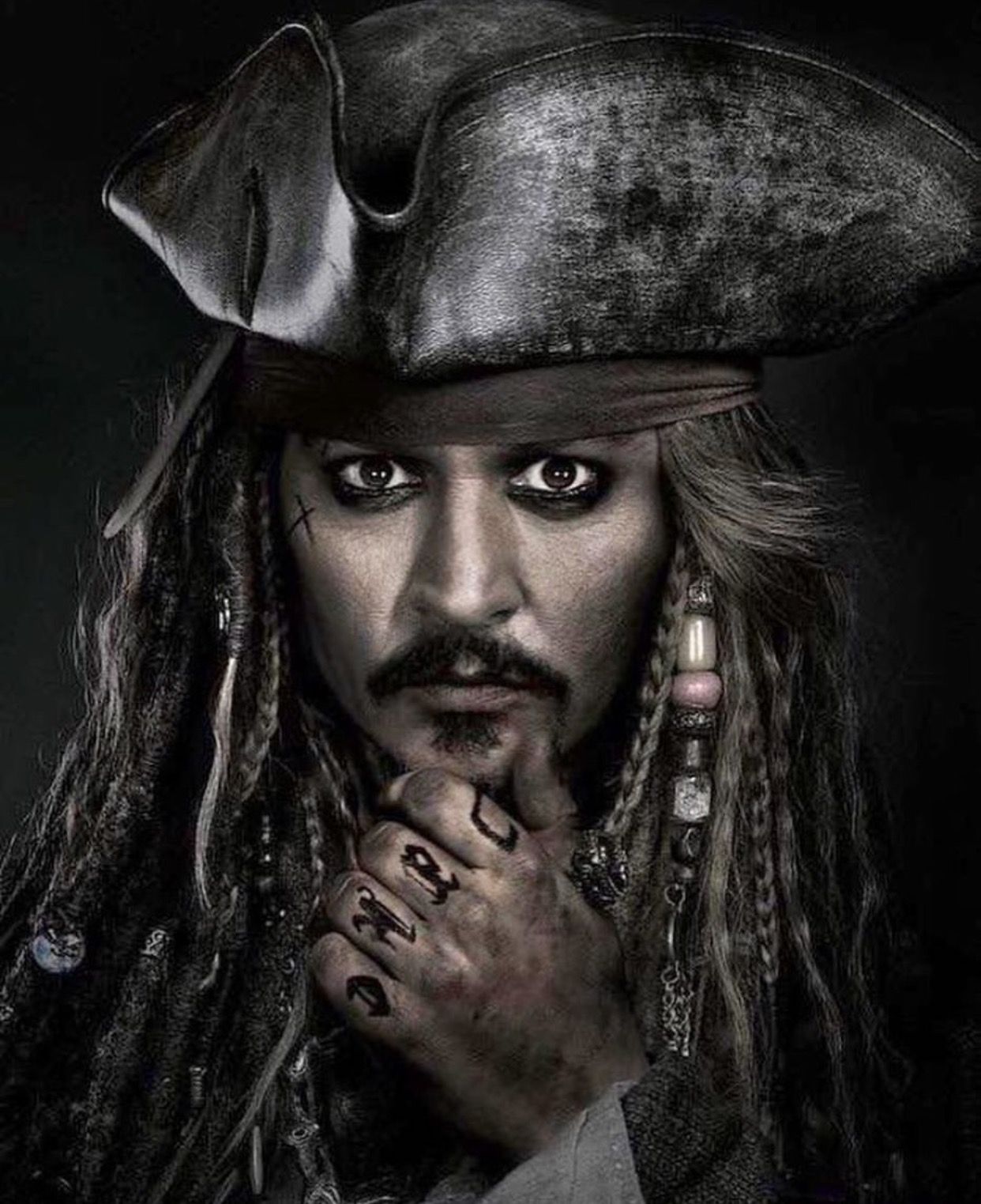 jack sparrow hd wallpaper,portrait,human,photography,portrait photography,black and white