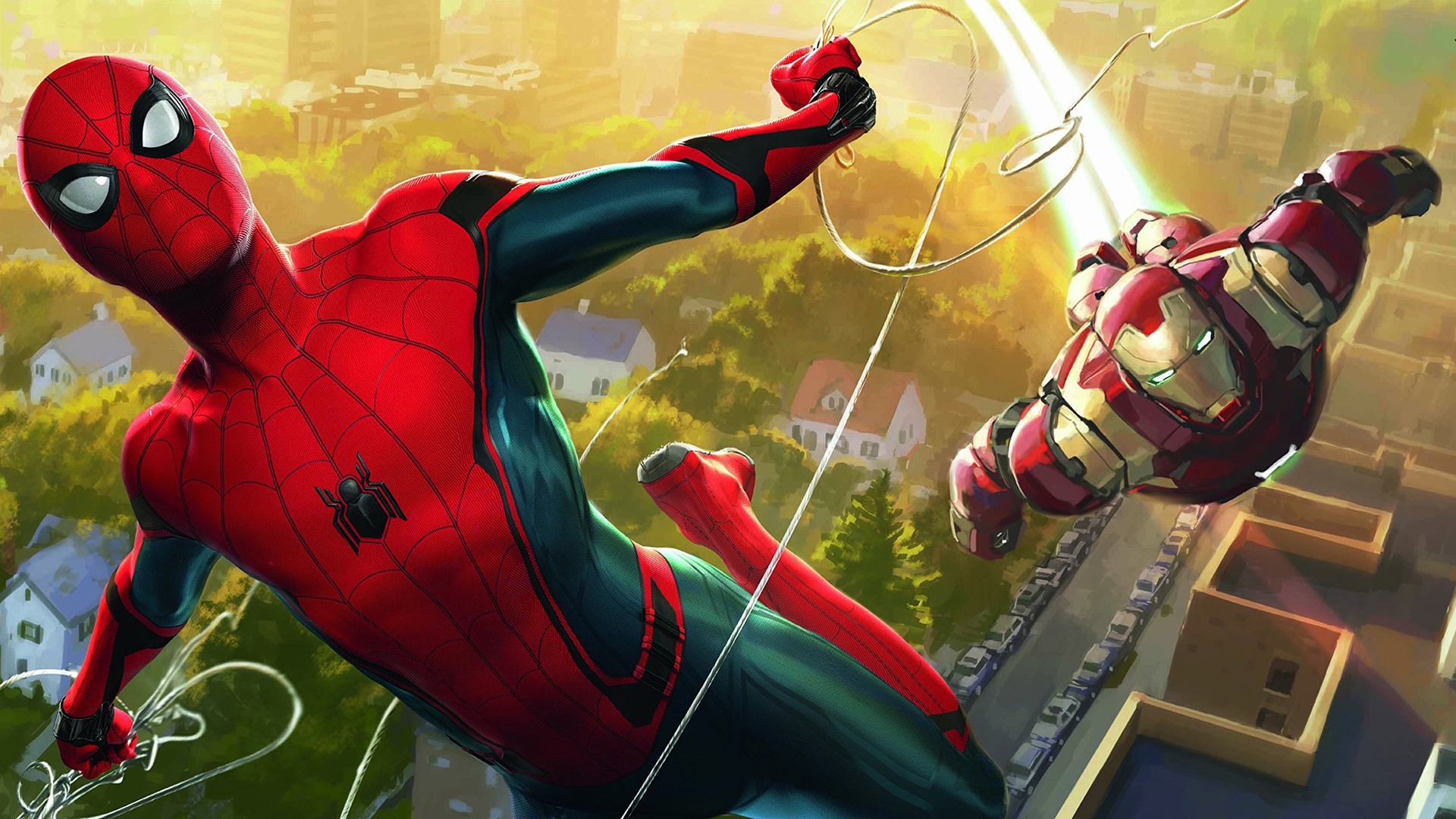 fond d'écran spiderman homecoming hd,homme araignée,super héros,personnage fictif,fiction,héros