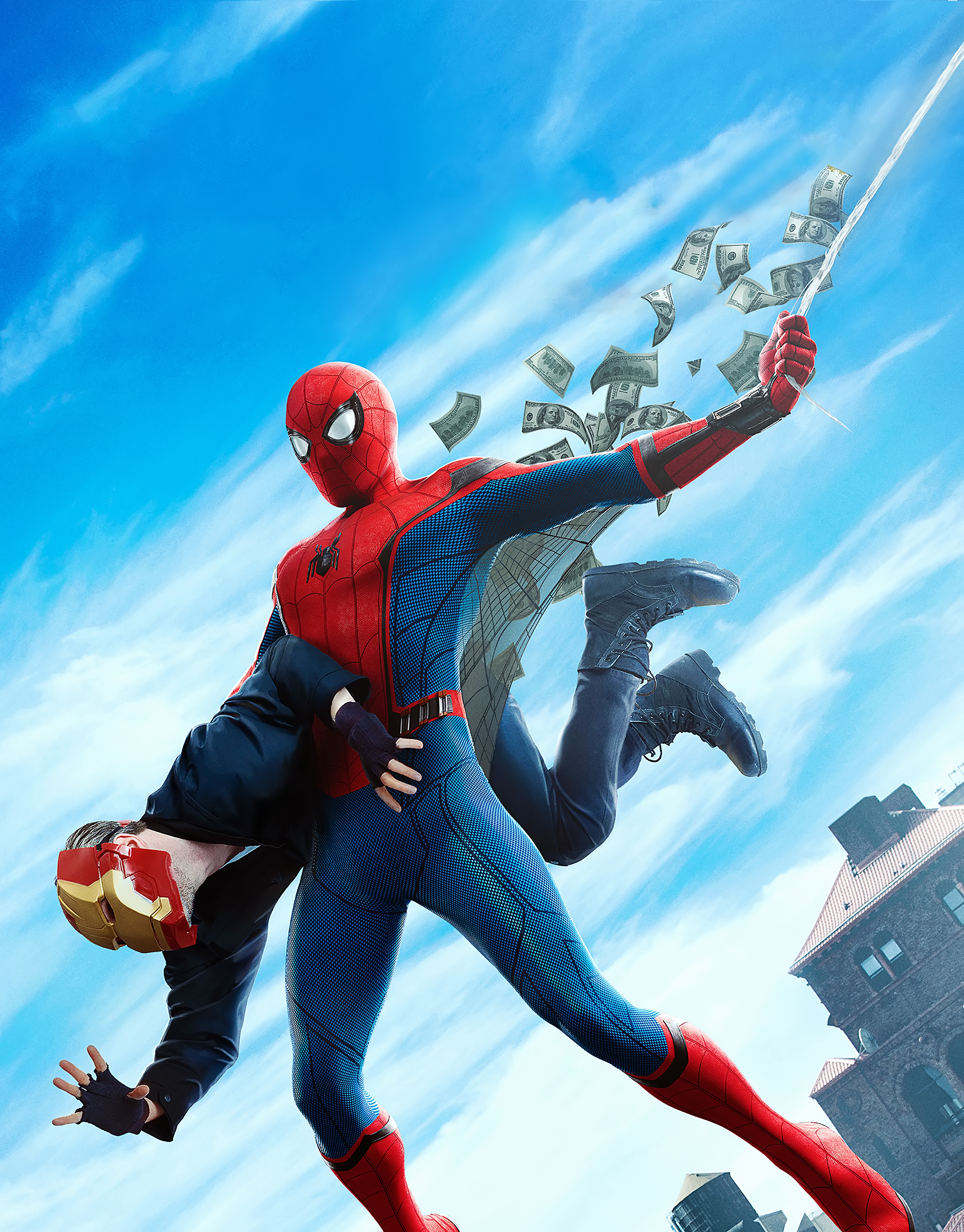 spiderman homecoming fondos de pantalla hd,hombre araña,superhéroe,personaje de ficción,deporte extremo,héroe
