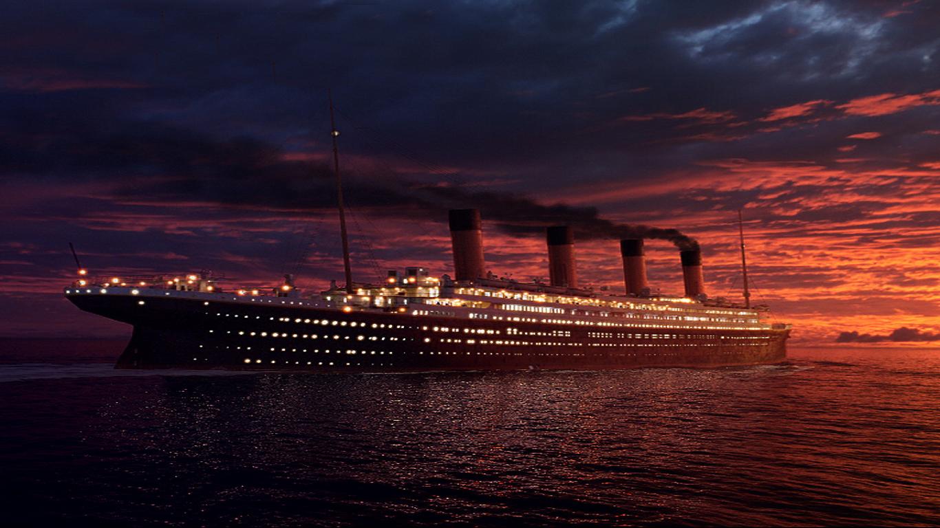 titanic fondo de pantalla hd,cielo,crucero,embarcacion,vehículo,horizonte